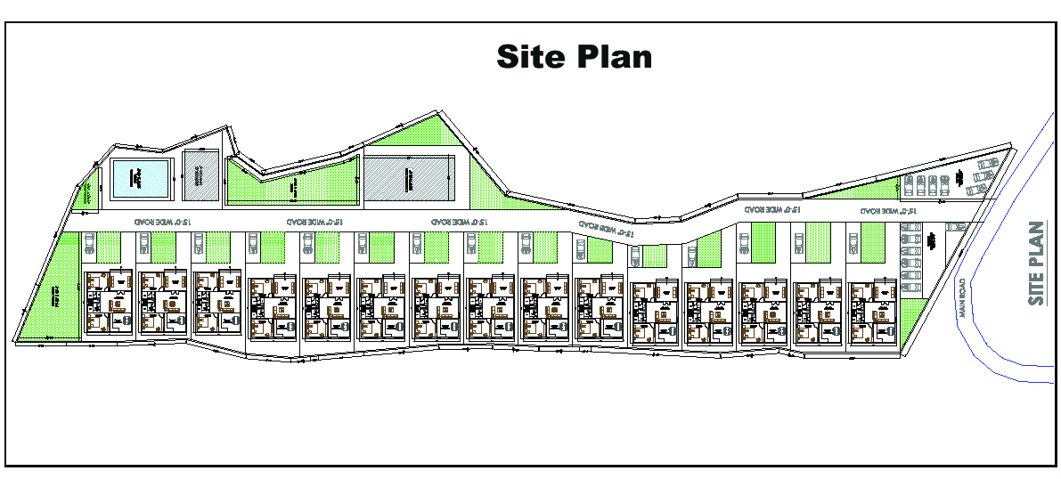 Leopard Trail Villas Site Plan